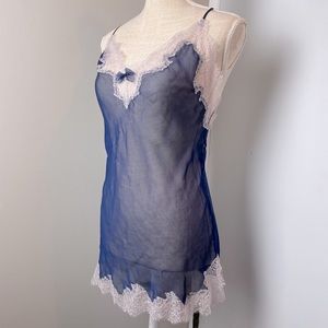 Sheer Mesh and Lace Victoria Secret Slip